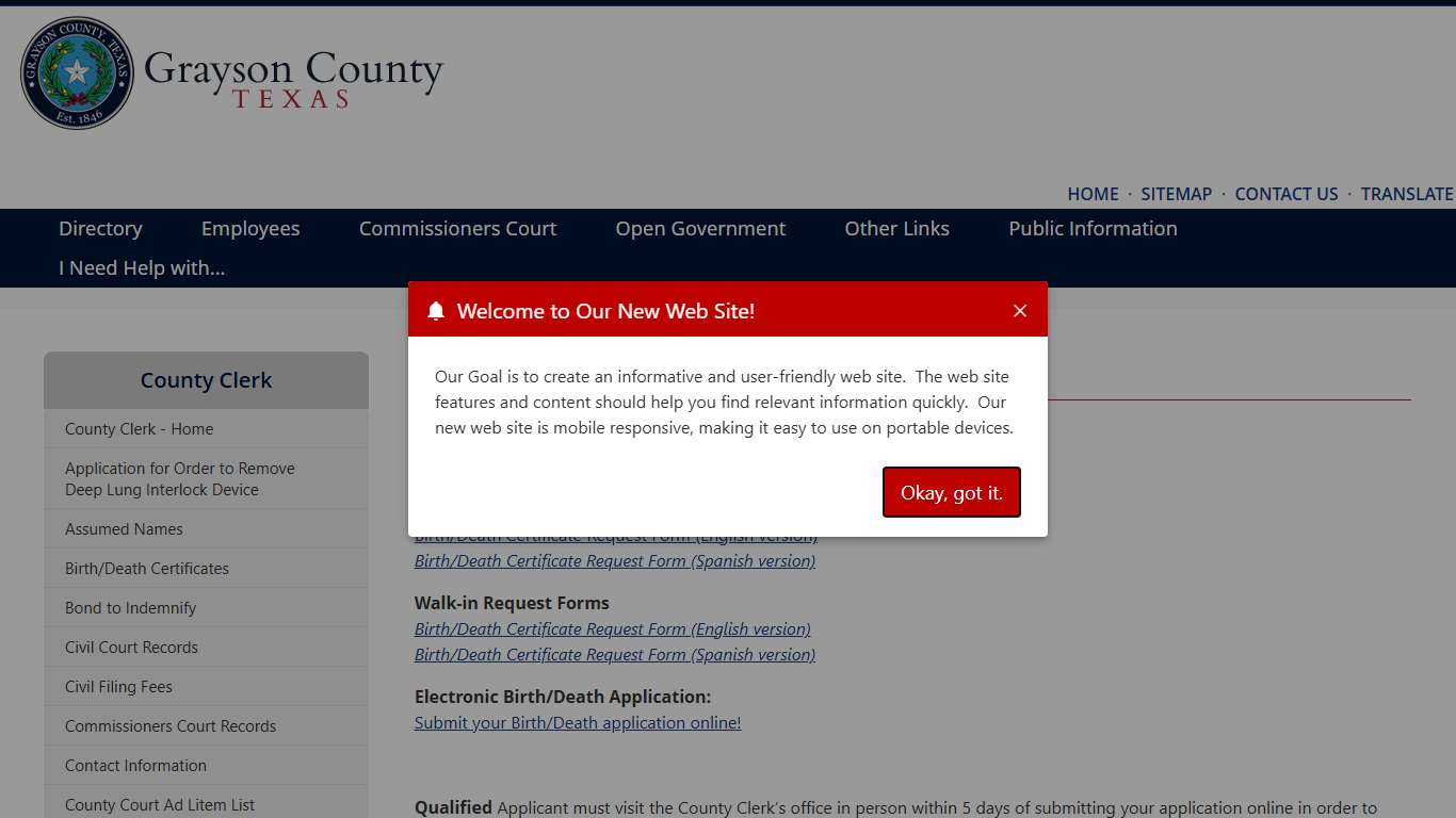 Grayson County Texas