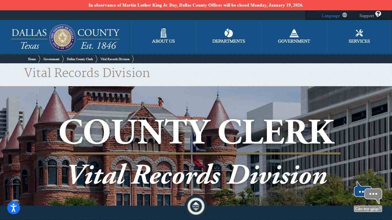 County Clerk | Vital Records Division - Home